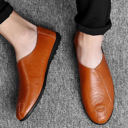 Eburwin - Chaussures en cuir à la mode Confort Orthopédique