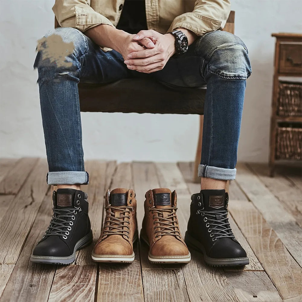 Kent - Bottines Casual Mode pour Homme Confort Orthopédique