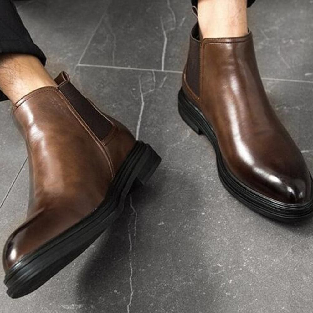 Easton - Des bottes élégantes en cuir Confort Orthopédique