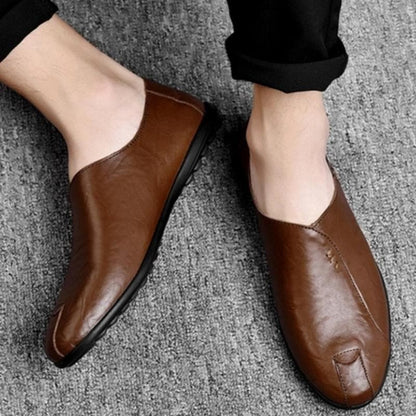 Eburwin - Chaussures en cuir à la mode Confort Orthopédique