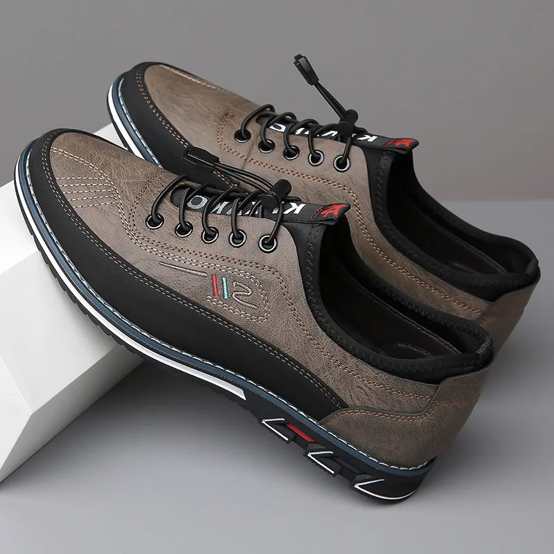 Nicor - Chaussures richelieu pour hommes Confort Orthopédique