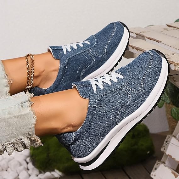 Chaussures Orthopédiques Tendances en Denim Femme