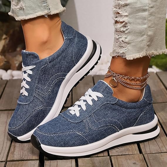 Chaussures Orthopédiques Tendances en Denim Femme