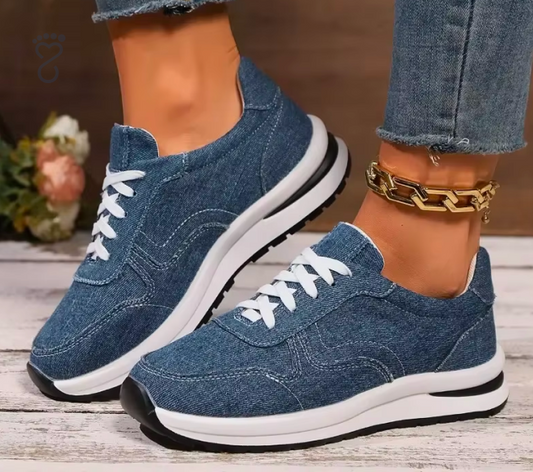 Chaussures Orthopédiques Tendances en Denim Femme