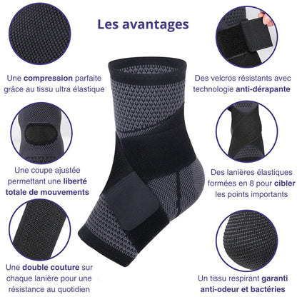 Attelle Cheville FlexiFit Confort Orthopédique