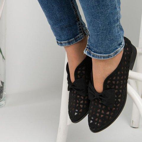 Chaussures plates à bout pointu pour Femmes - Bowtie Confort Orthopédique