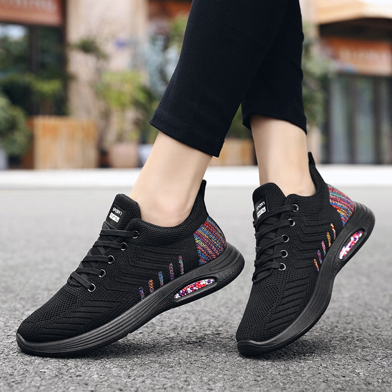 Chaussures orthopédiques de sport avec plateforme pour femmes - Almaz Confort Orthopédique