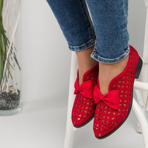 Chaussures plates à bout pointu pour Femmes - Bowtie Confort Orthopédique