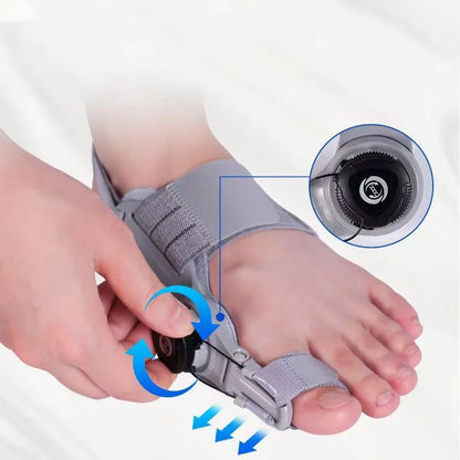 Férula ajustable para hallux valgus