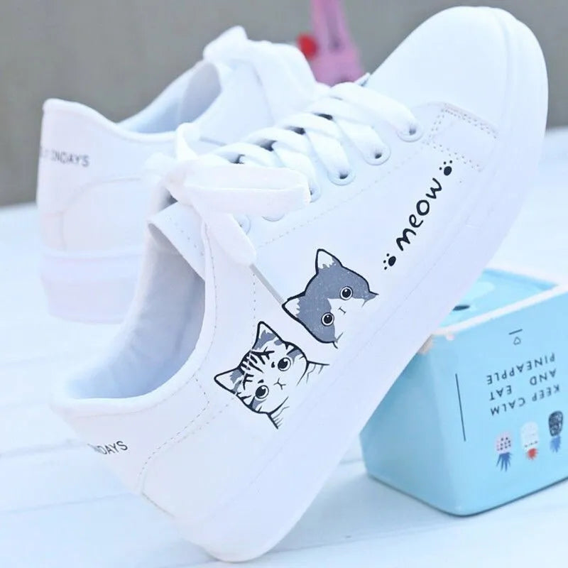 Chaussures Orthopédiques imprimées à lacets pour femmes Loky Confort Orthopédique