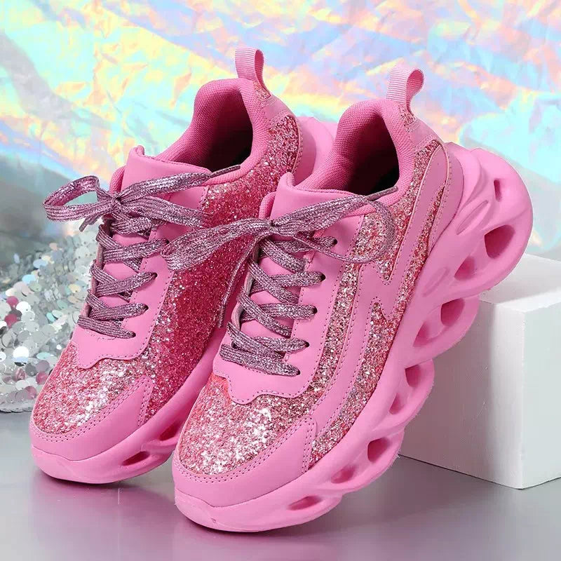 Sneaker rosa da donna