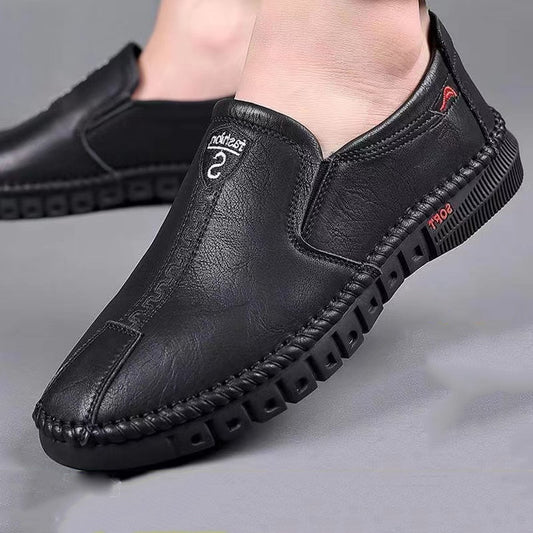 Chaussures en cuir décontractées pour homme - Shock - Confort Orthopédique