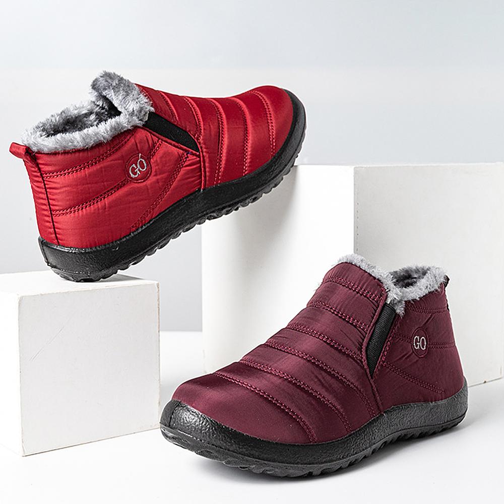 Chaussures orthopédiques d'hiver en coton imperméable Confort Orthopédique