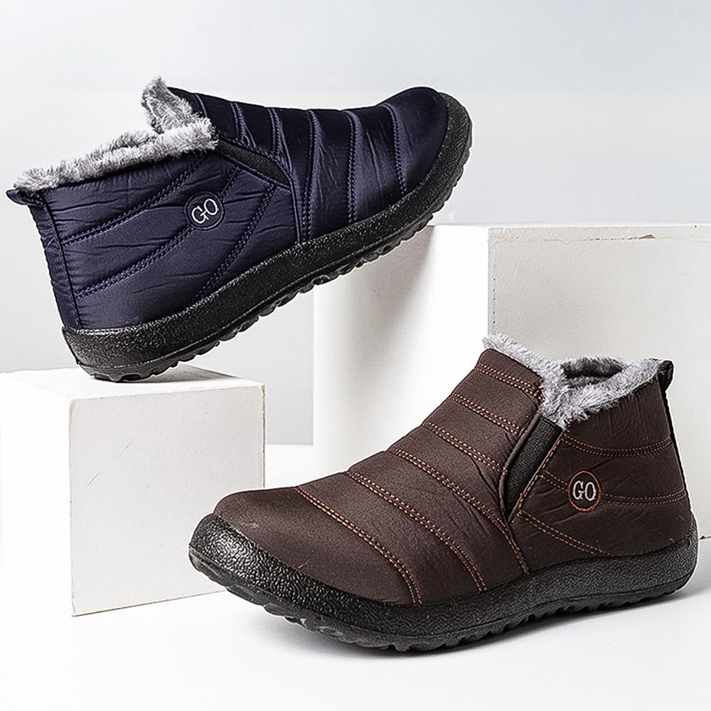 Chaussures orthopédiques d'hiver en coton imperméable Confort Orthopédique