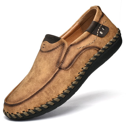 Mocassins en cuir confortables pour hommes Confort Orthopédique