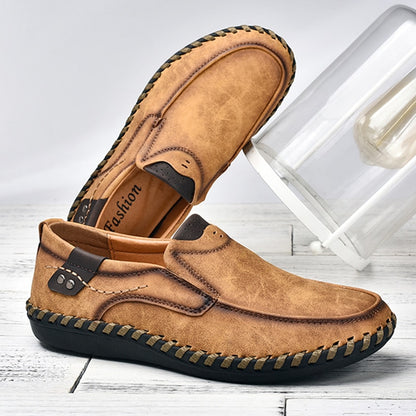 Mocassins en cuir confortables pour hommes Confort Orthopédique