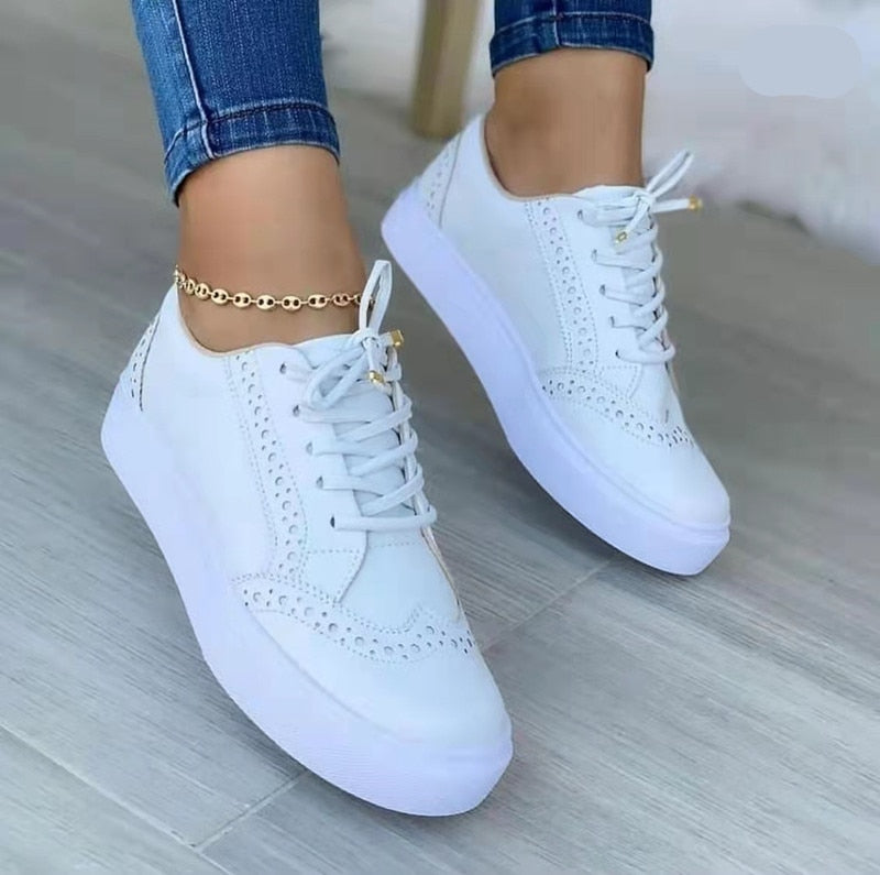 Chaussures orthopédiques plates stylées pour femmes Confort Orthopédique