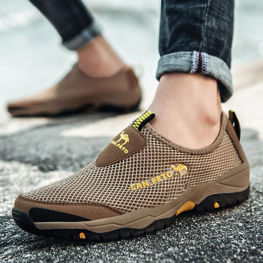 Chaussures d'escalade en maille respirante pour hommes - Prinksly Confort Orthopédique